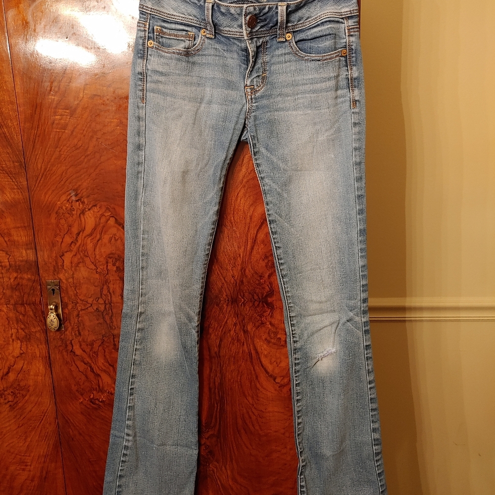 American Eagle Outfitters kick boot jeans